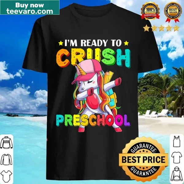 Unicorn-themed shirt for girls ready to start 1st grade