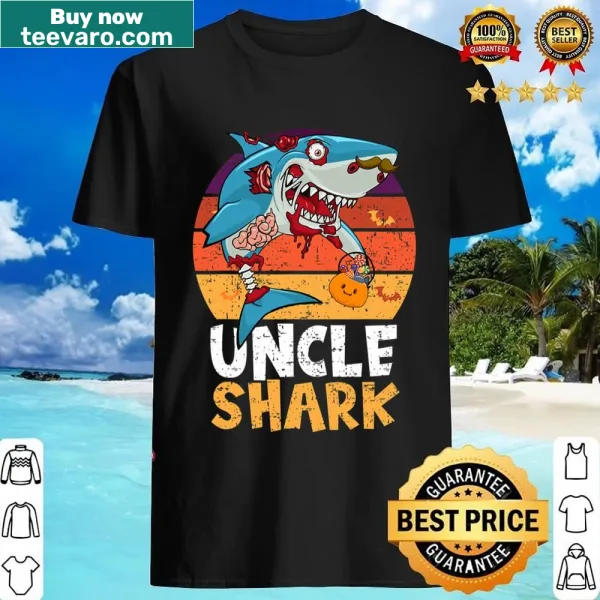 Zombie shark costume T-shirt for Halloween