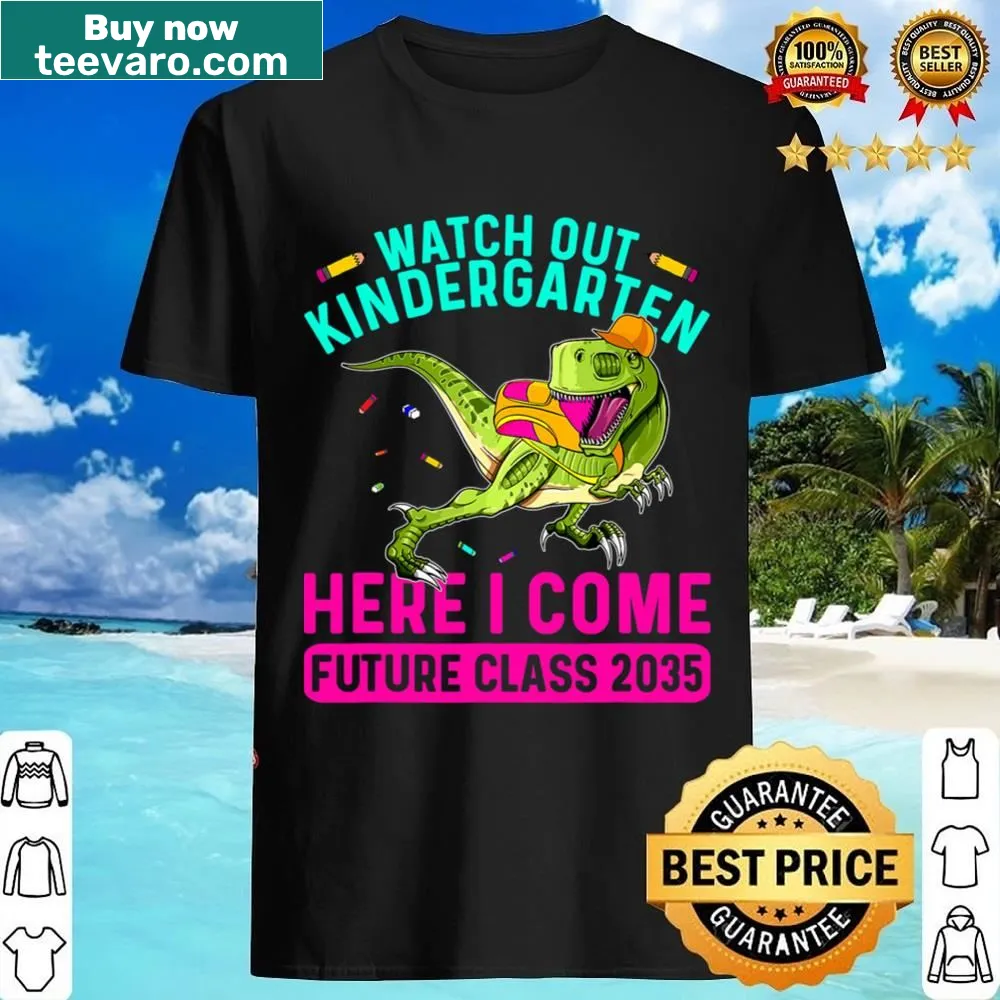 Future Class 2035 shirt for kids entering kindergarten