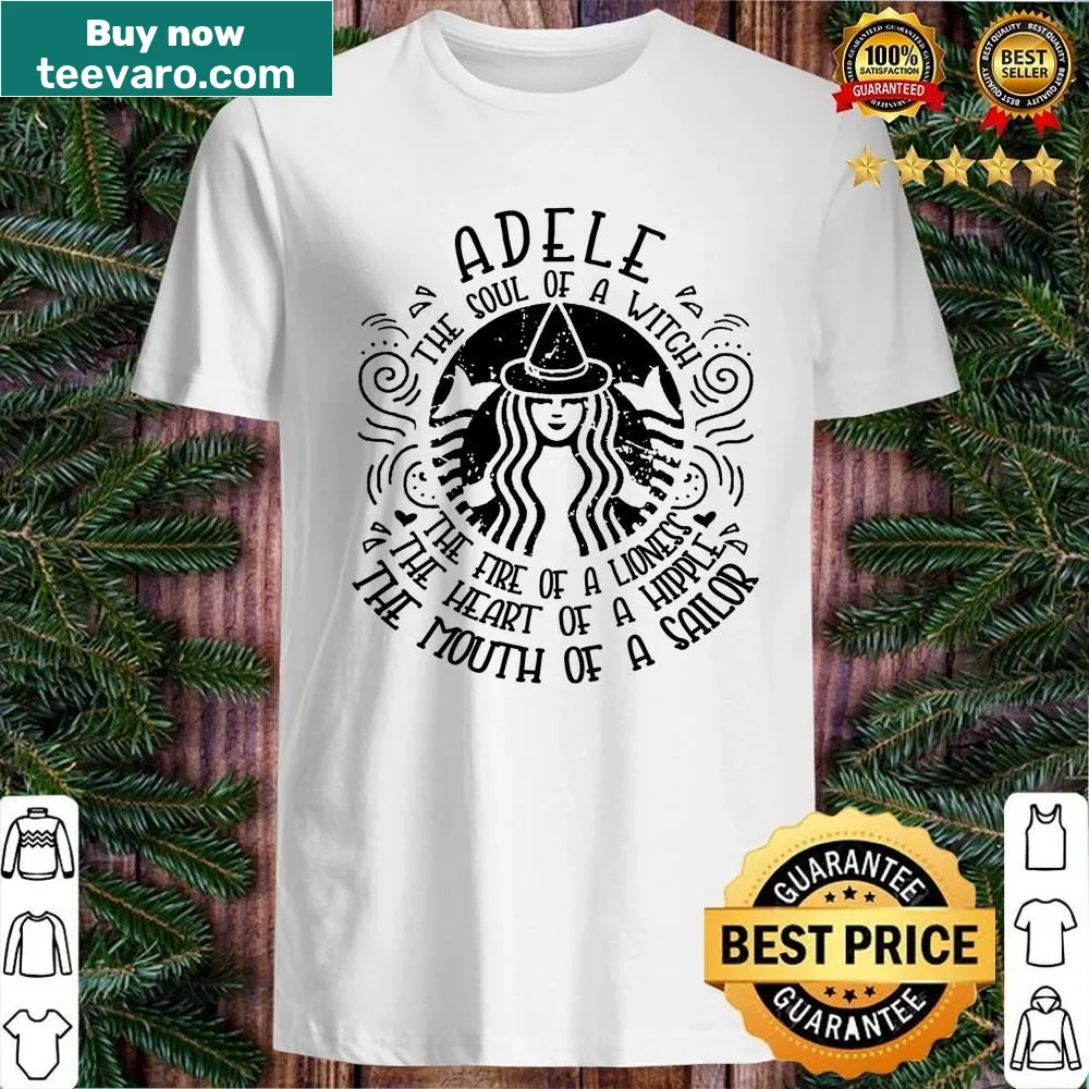 Funny Halloween shirt with Adele-themed witch saying