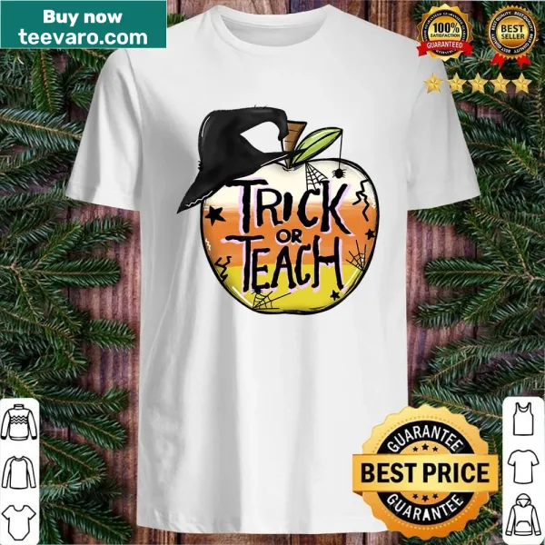 Funny Trick or Teach shirt for teachers during Halloween
