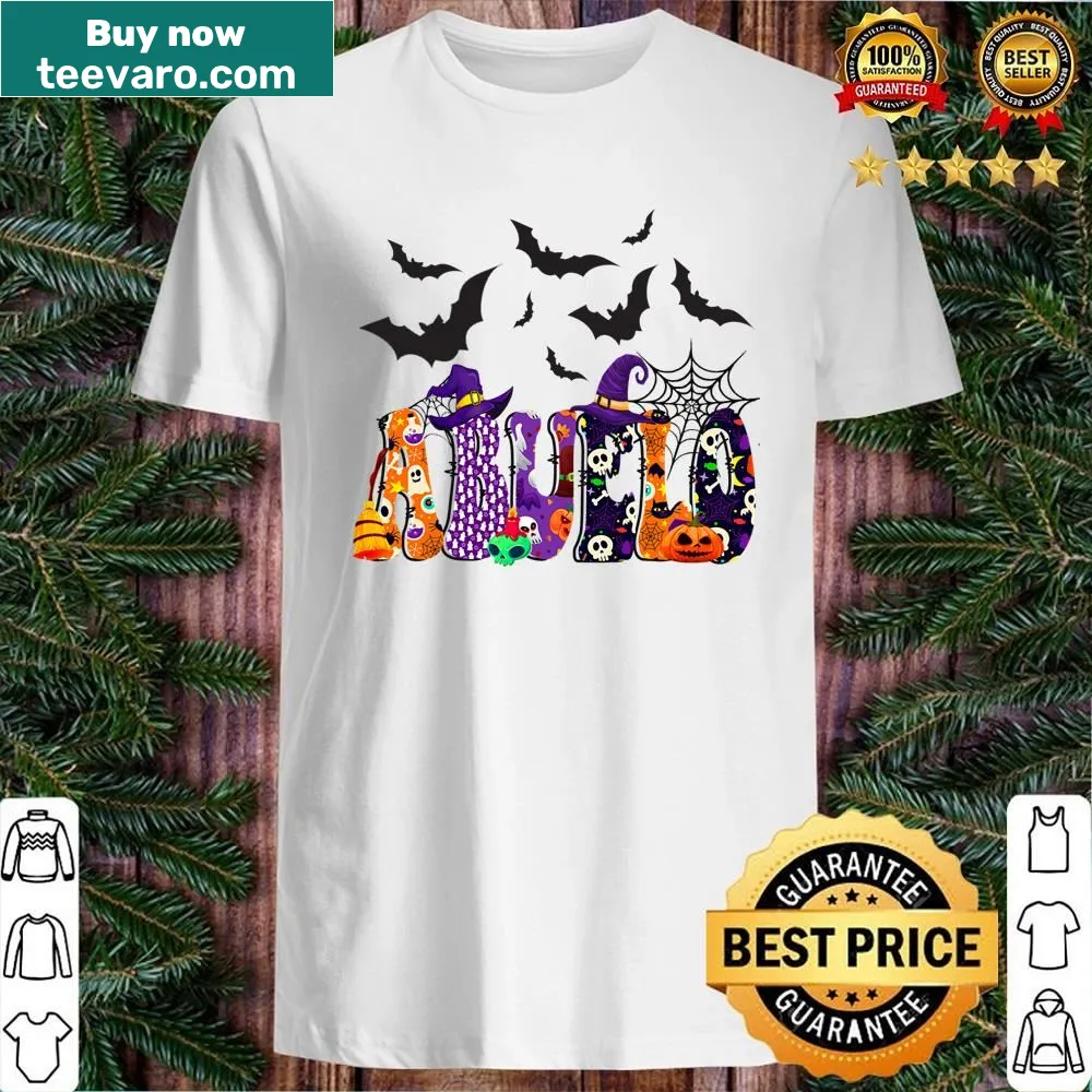 Vintage spooky pumpkin graphic design for grandpas on Halloween