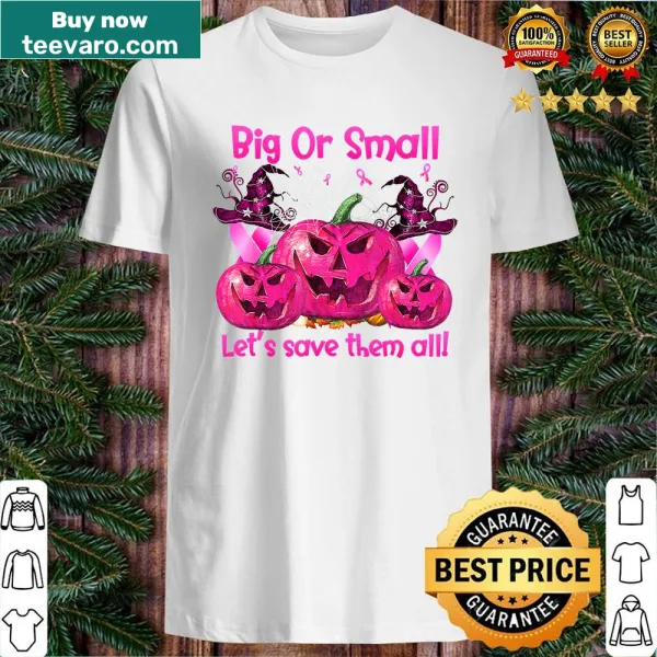Pumpkin graphic shirt for Halloween and breast cancer awareness