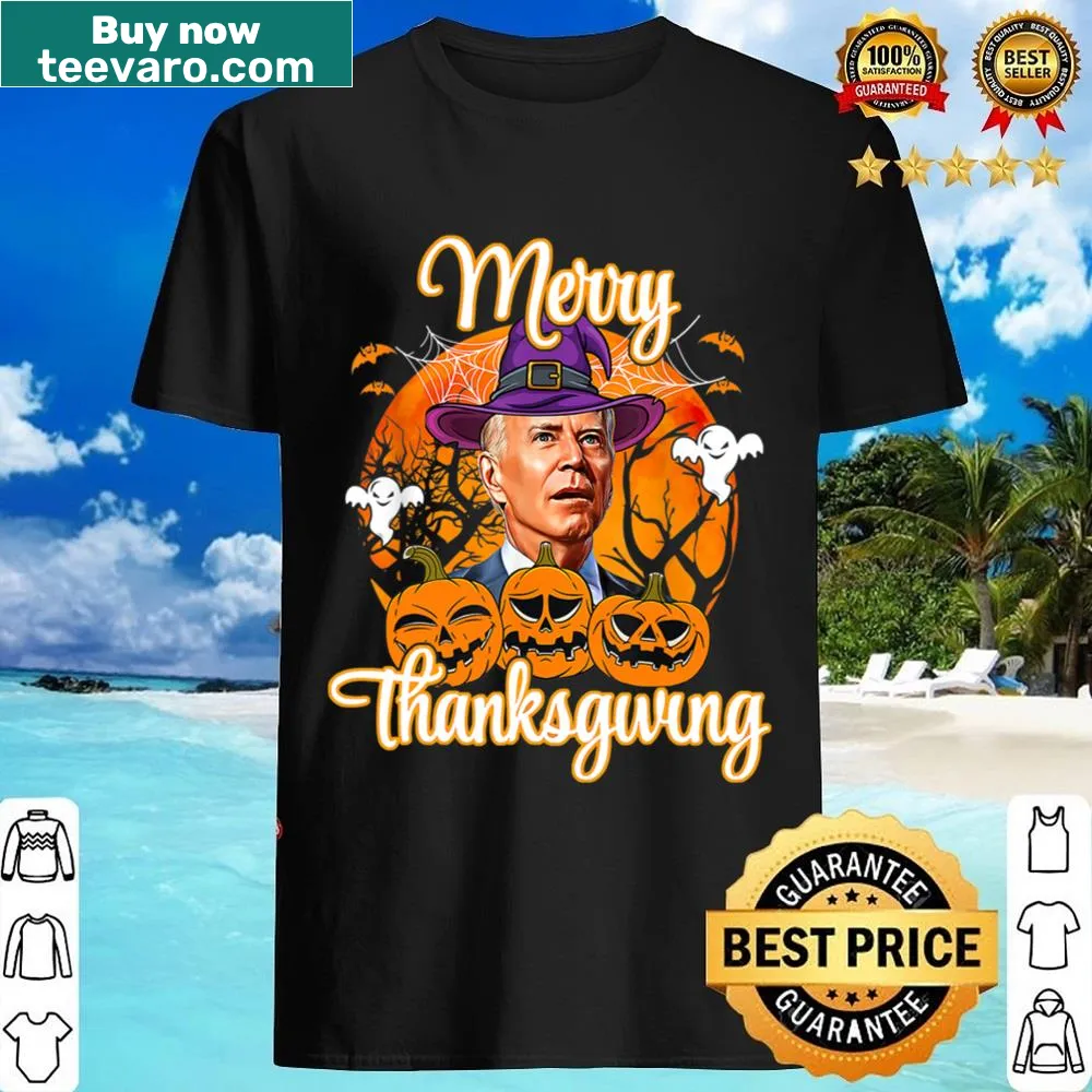 Whimsical Thanksgiving and Halloween shirt with a humorous political graphic