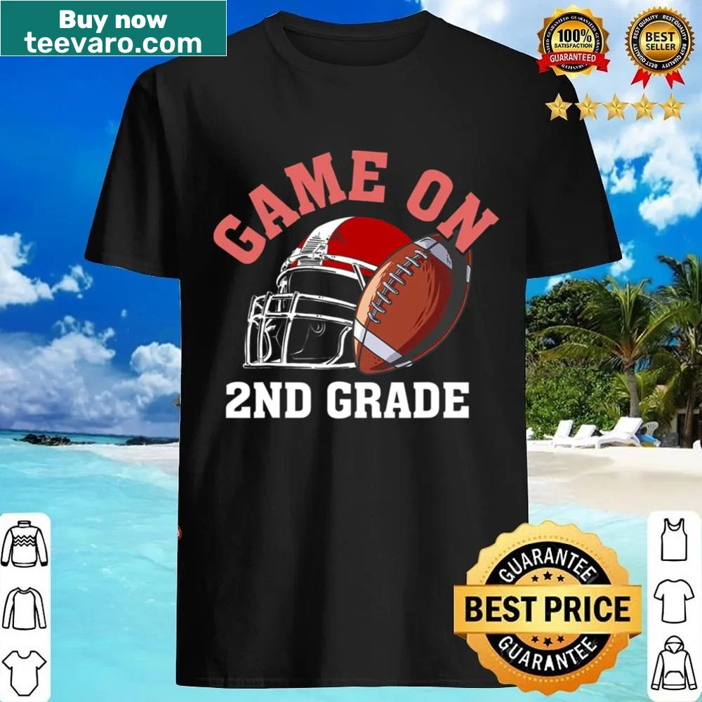 Cartoon football shirt for 2nd-grade boys