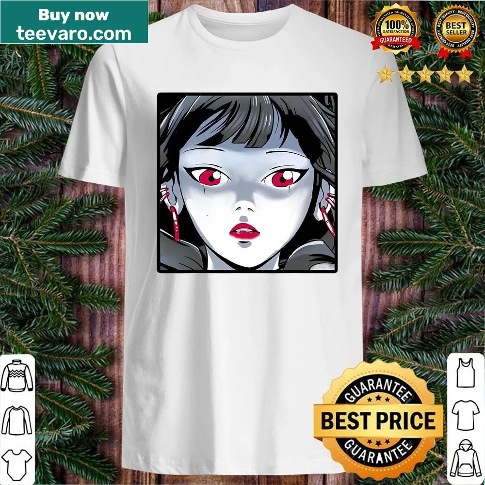 Kawaii anime girl Halloween shirt with cute graphics