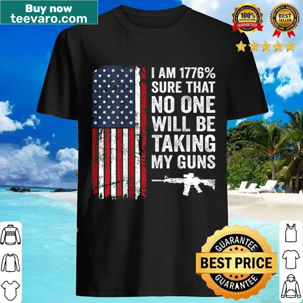Pro-gun T-shirt with bold 1776 statement
