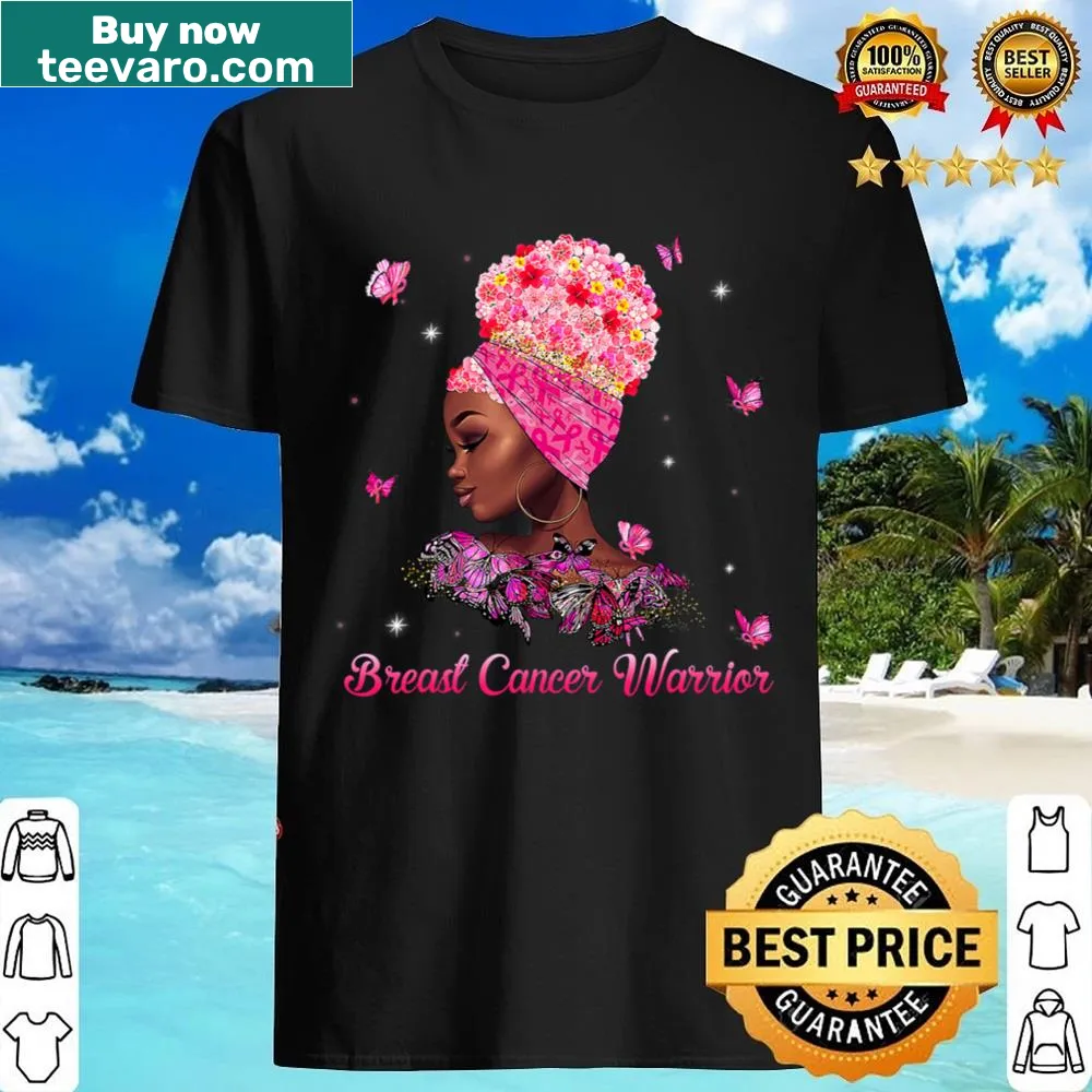 Breast cancer awareness shirt with a message for October