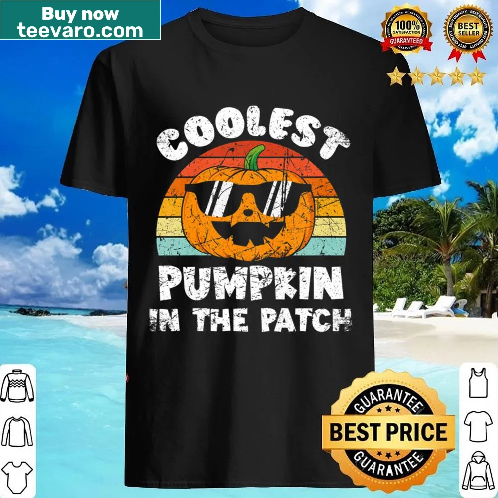 Cute pumpkin character graphic for kids’ Halloween shirt