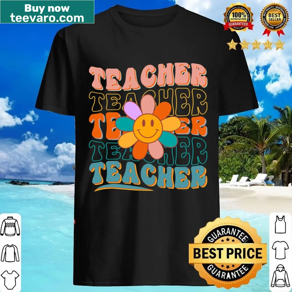Daisy illustration on shirt for elementary school teachers