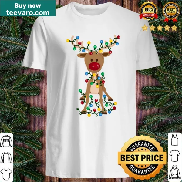 Cute reindeer illustration on a children's shirt