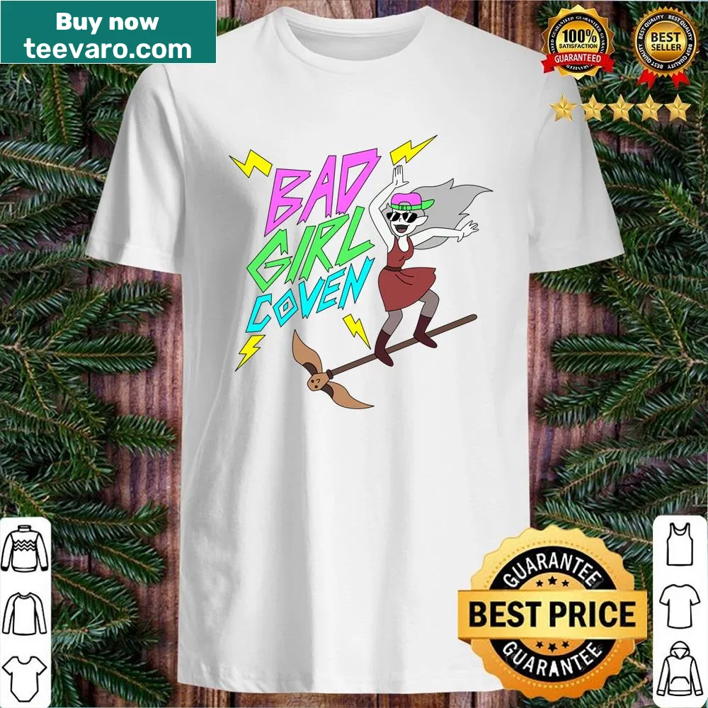 Empowering T-shirt with 'Bad Girl Coven' text design