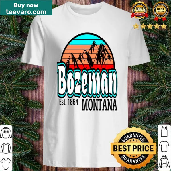 Vintage sun graphic shirt inspired by Bozeman Montana