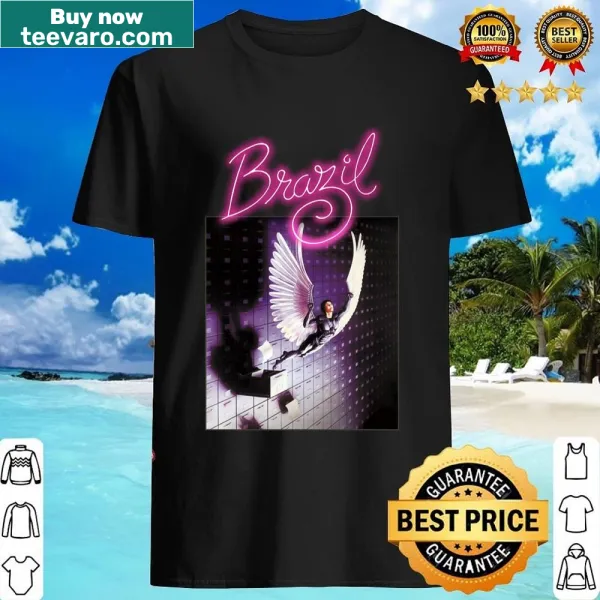 Illustrated shirt featuring a sci-fi film crew design