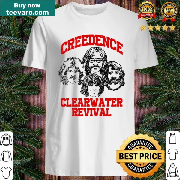 Vintage-style shirt honoring Creedence Clearwater Revival music.
