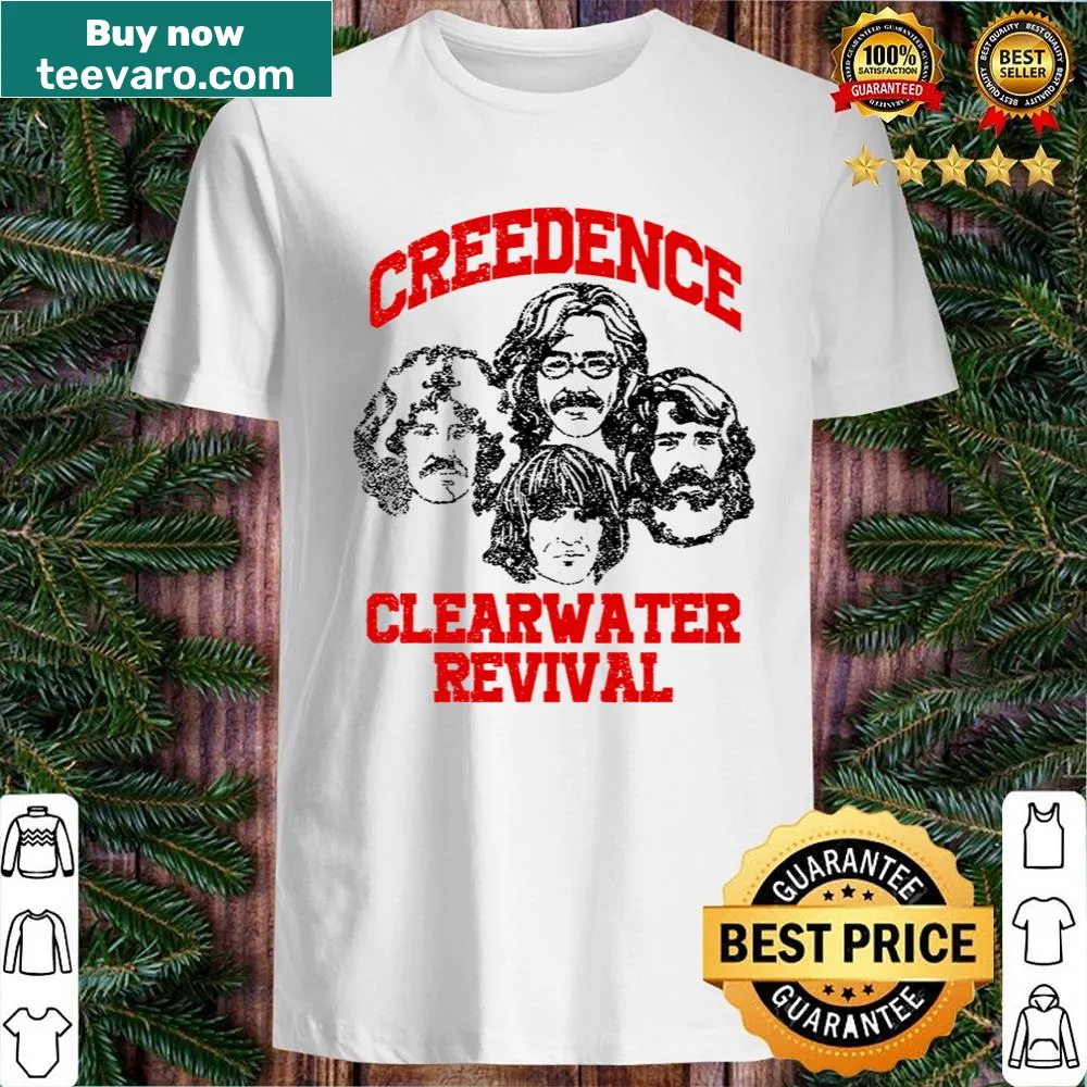 Vintage-style shirt honoring Creedence Clearwater Revival music.