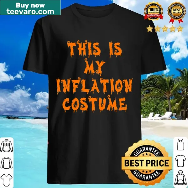 Political-themed Halloween shirt with an inflation-inspired graphic