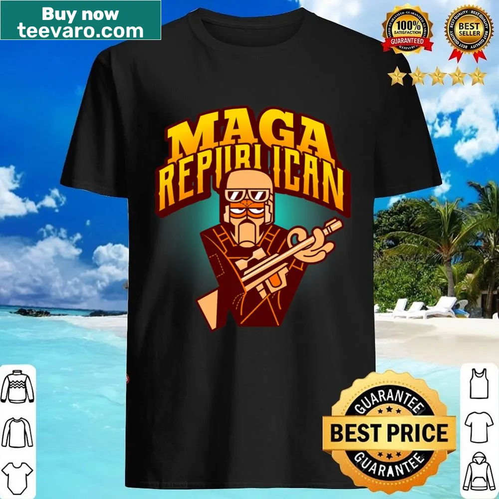 Satirical Halloween shirt with political character design