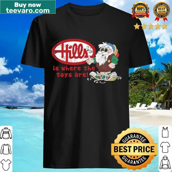 Whimsical shirt with the phrase 'Hills Is Where The Toys Are'