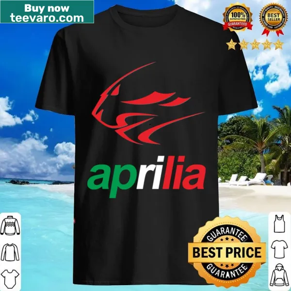 Shirt featuring the Italian Lion emblem for Aprilia Racing Team