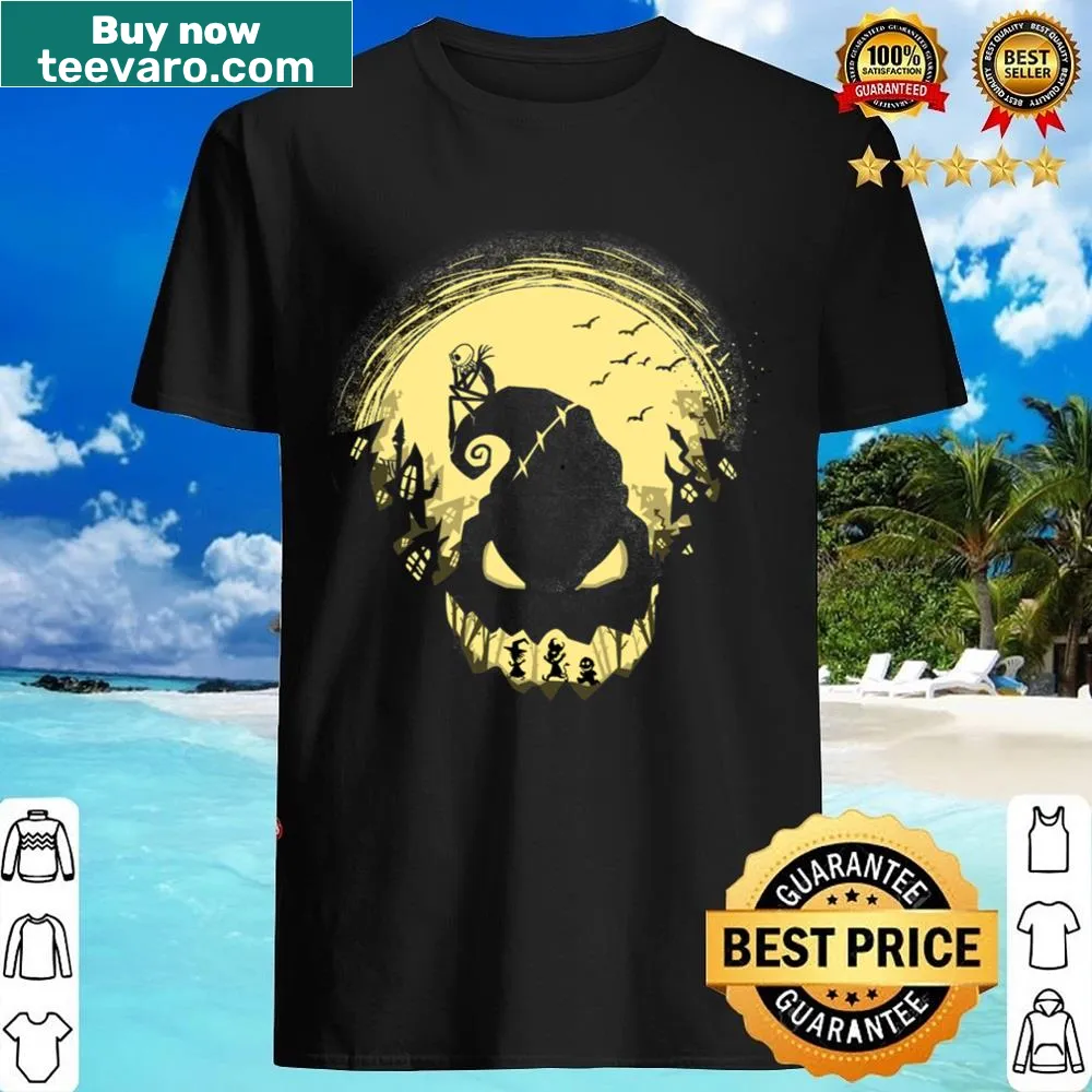 Illustrated Jack's Nightmare shirt with spooky Halloween themes