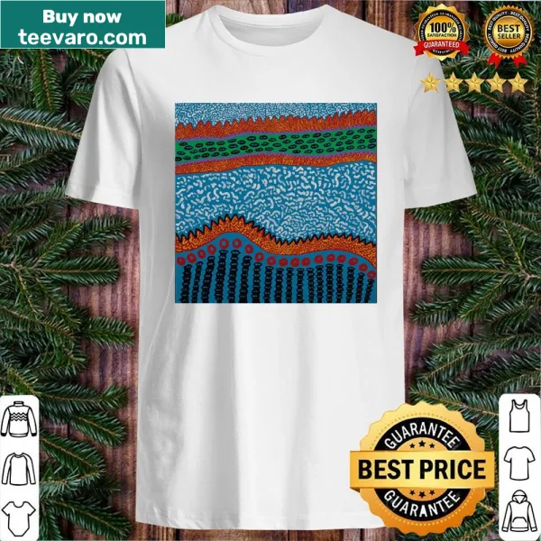 Abstract design featuring intricate blue nets inspired by Kusama