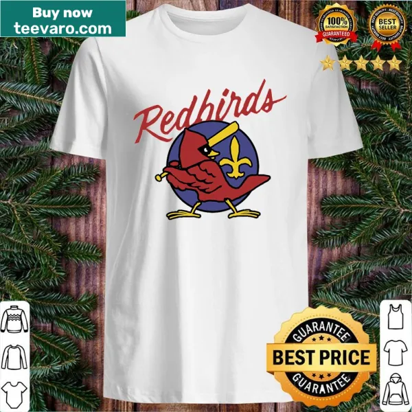 Vintage shirt featuring the Louisville Redbirds minor league baseball team logo