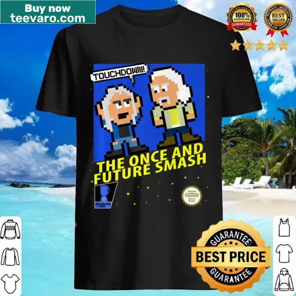 Retro 8-bit gaming graphic shirt