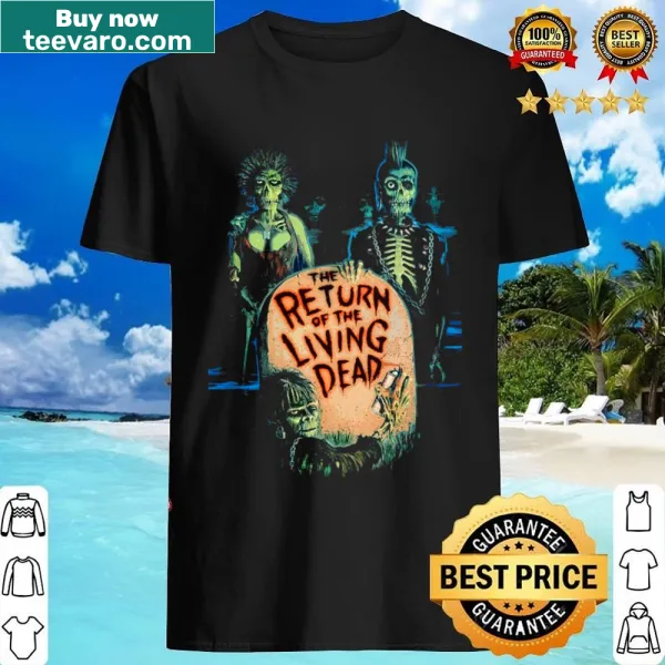 Edgy vintage-style shirt featuring imagery from The Return Of The Living Dead