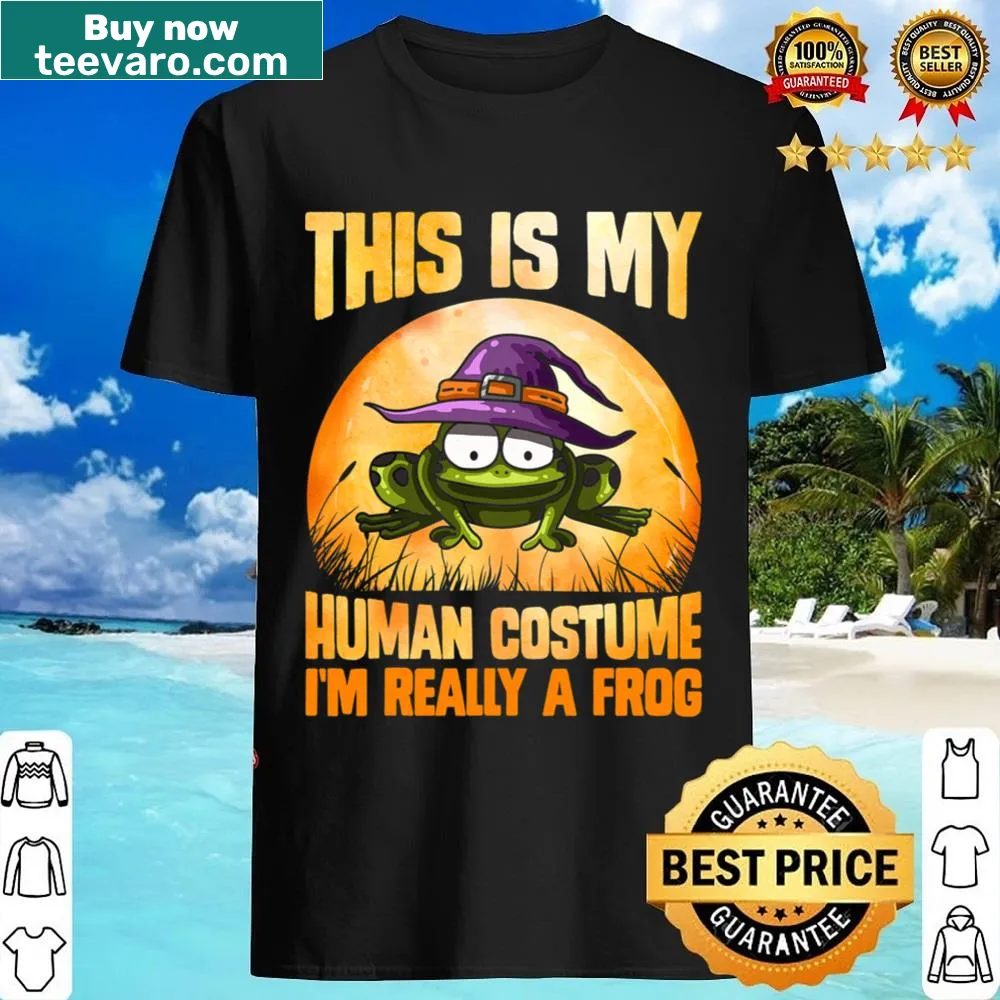 Shirt features a frog illustration with the text I'm Really A Frog