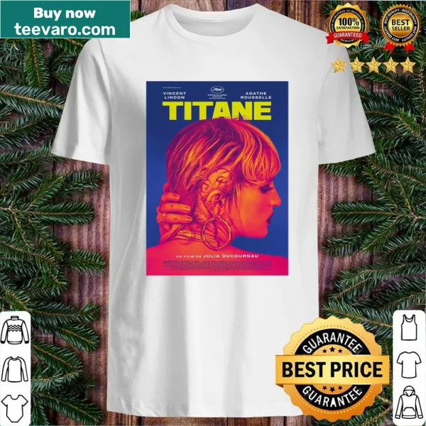 Bold typographic shirt honoring Julia Ducournau from the movie 'Titane'
