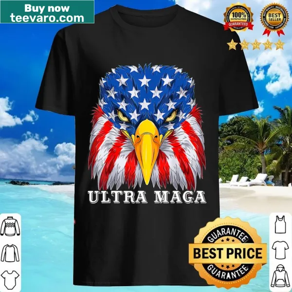 Humorous Ultra MAGA promotion graphic shirt for men