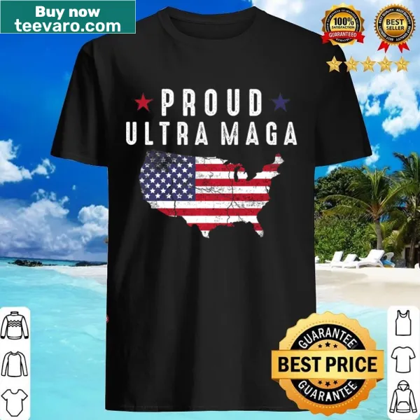 Simple 'Ultra Maga' text shirt for political support