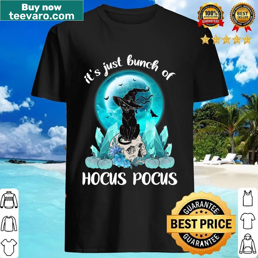 Vintage Halloween shirt with black cat and playful text