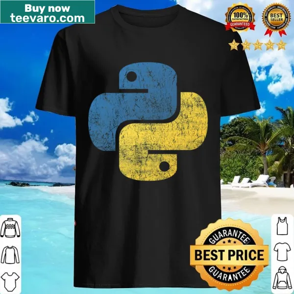 Playful vintage shirt featuring a python illustration for nature lovers