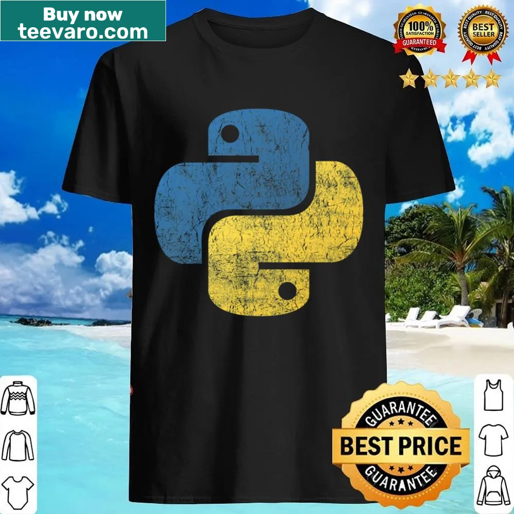 Playful vintage shirt featuring a python illustration for nature lovers