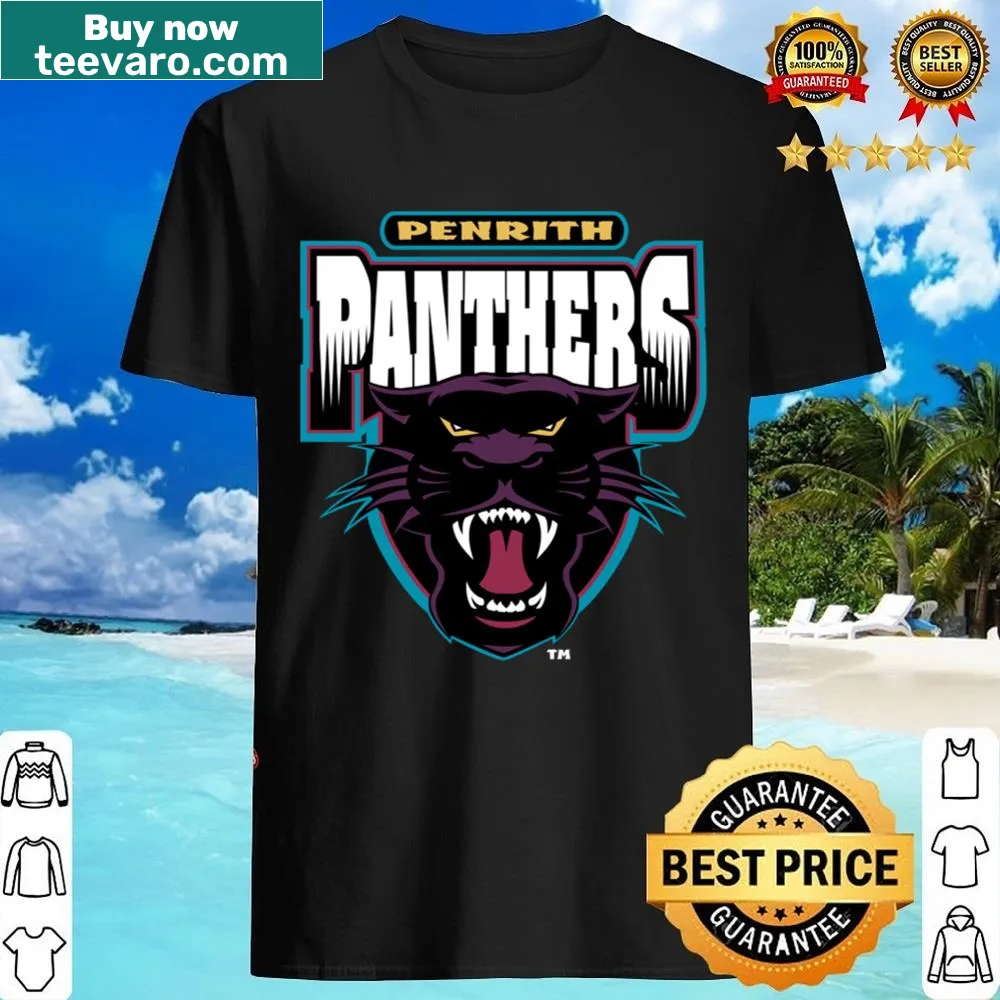Illustrated shirt featuring a wild panther design