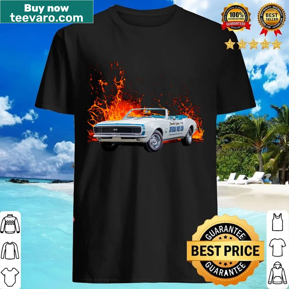 Illustrated shirt featuring the 1967 Camaro Pace Car