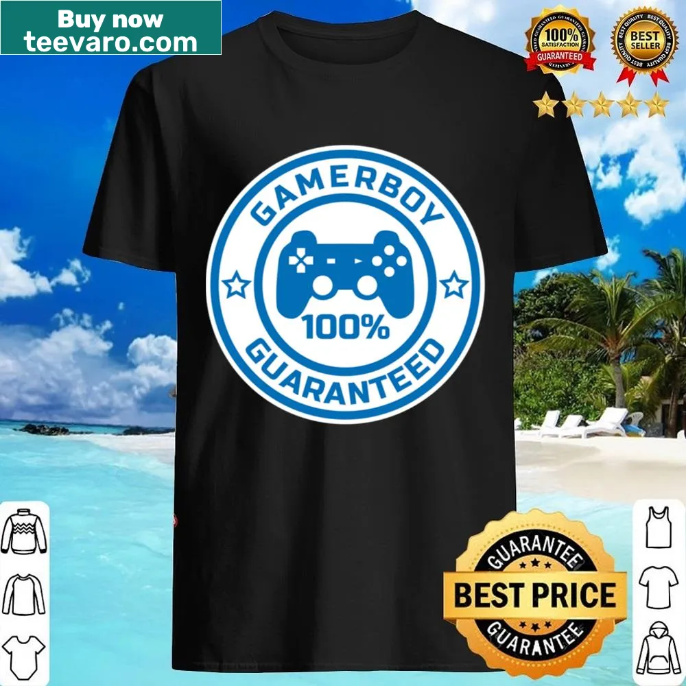 Gamerboy shirt with fun typography