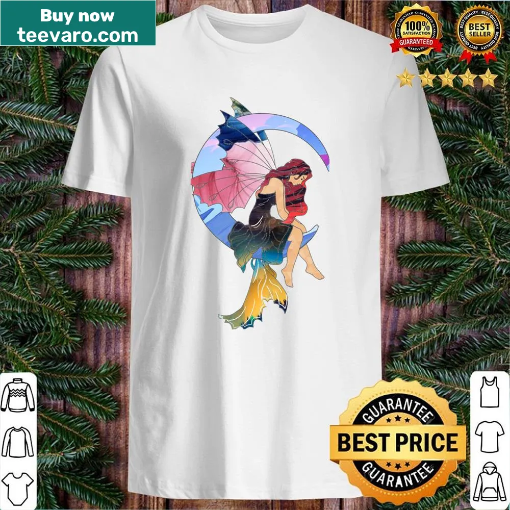 Fairy tale themed graphic on a whimsical shirt