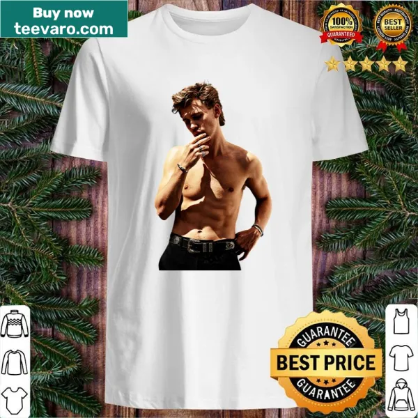 Stylish t-shirt featuring graphic inspired by Austin Butler
