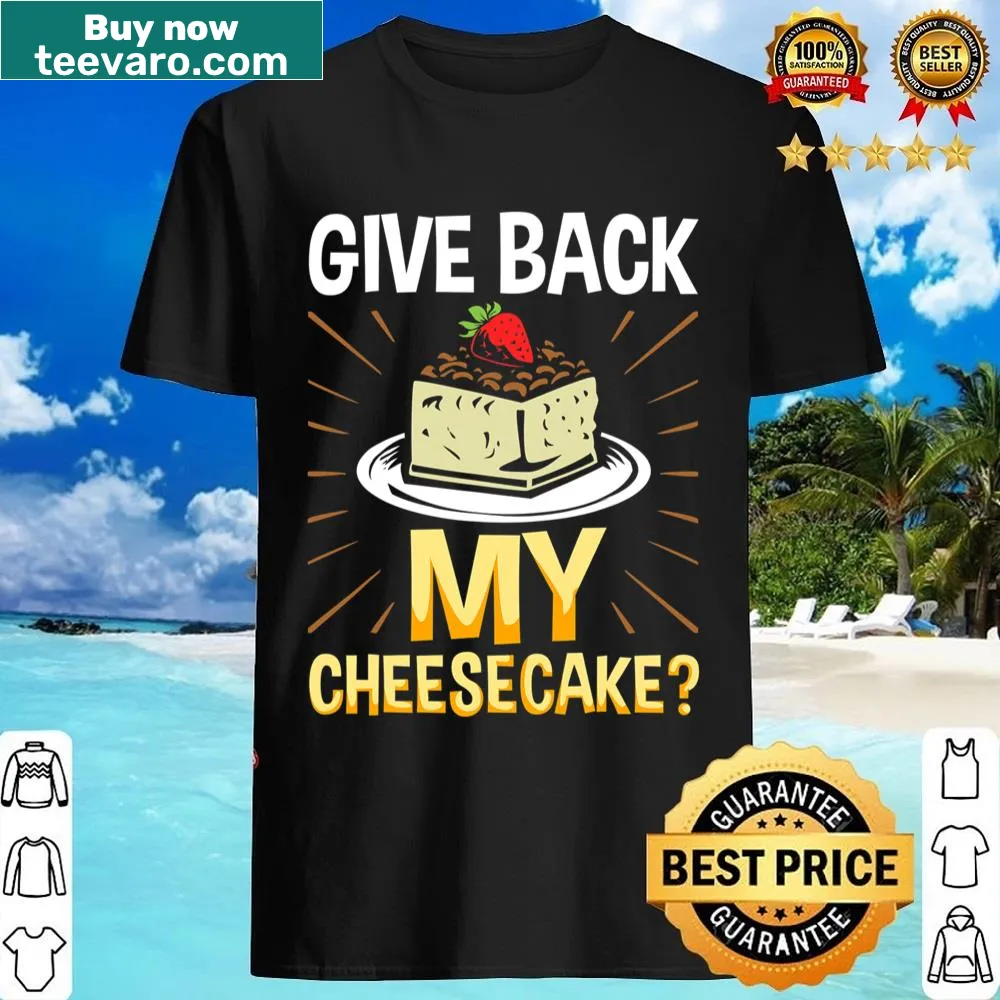Whimsical cheesecake lover t-shirt with baking graphics
