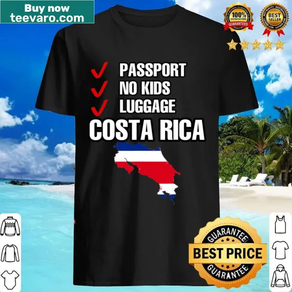 Shirt celebrating travel to Costa Rica with a design that captures adventure