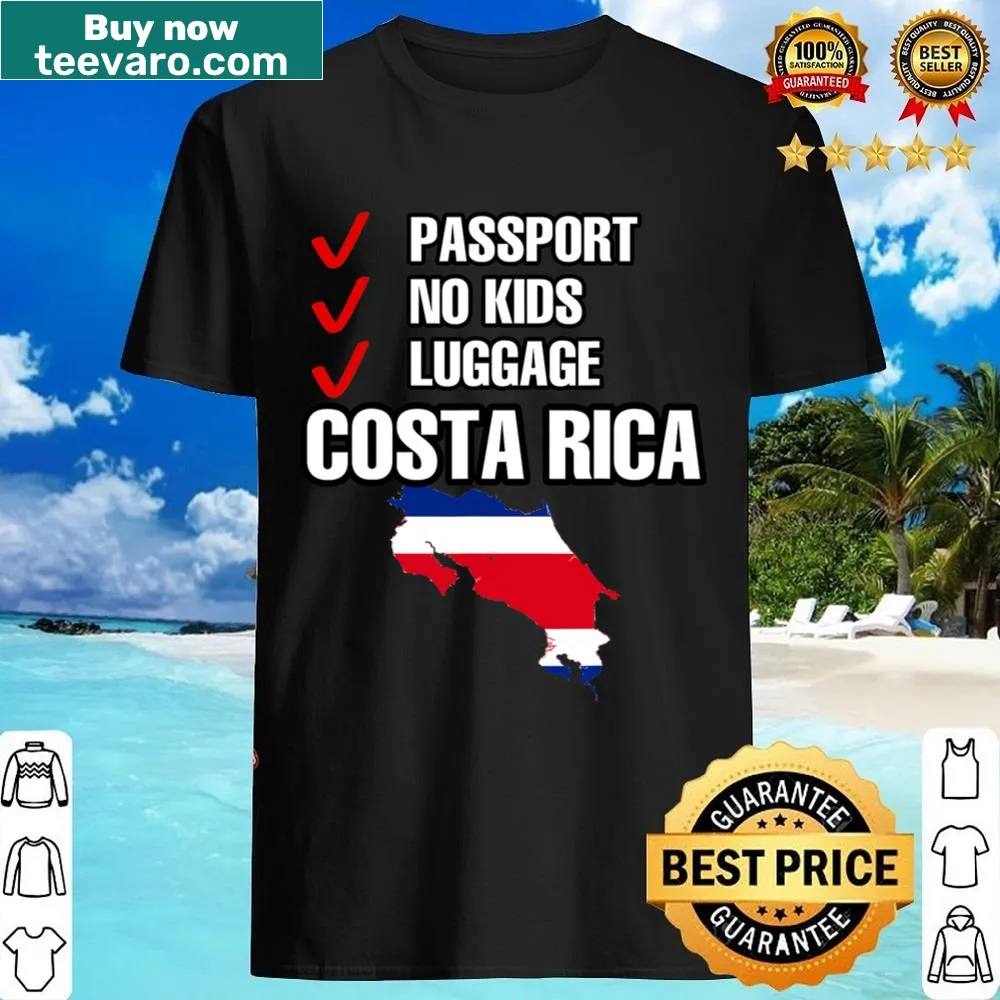 Shirt celebrating travel to Costa Rica with a design that captures adventure