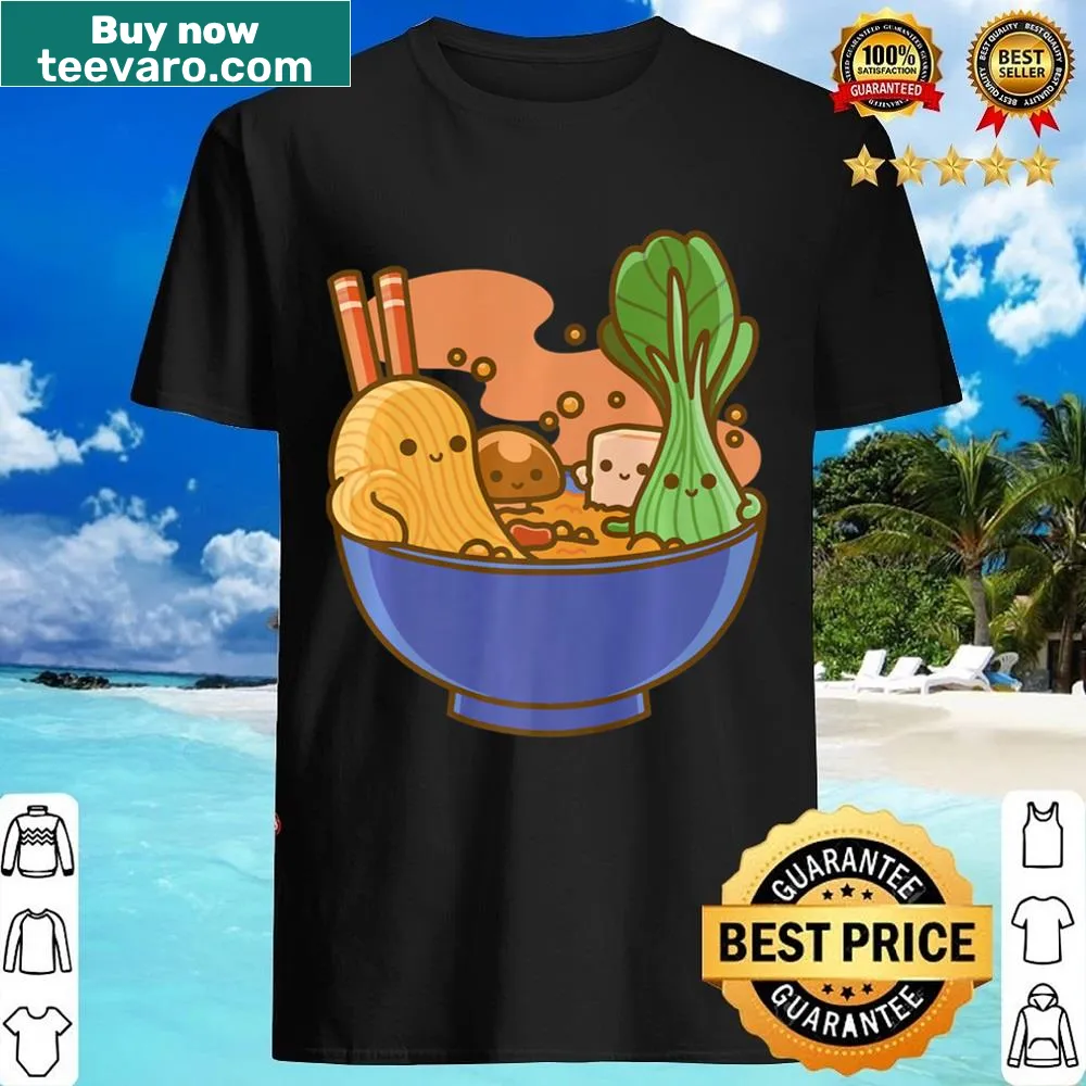 Kawaii ramen graphic shirt for kids