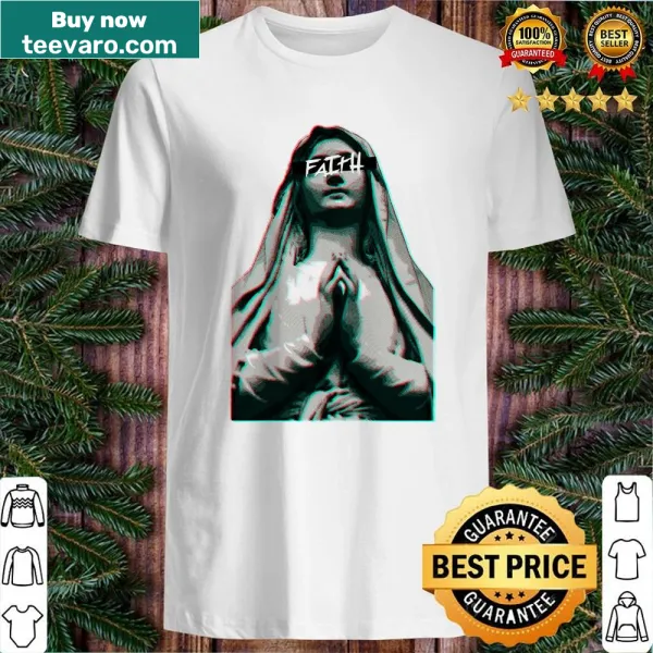 Aesthetic faith statue design on T-shirt symbolizing inspiration