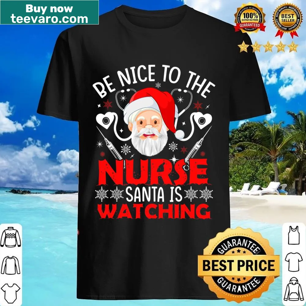 Funny nurse quote Christmas shirt with holiday theme
