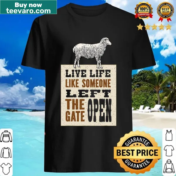 Witty sheep farmer shirt featuring a humorous quote and graphic