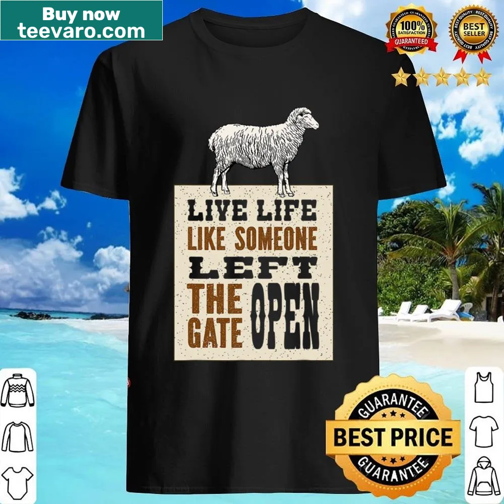 Witty sheep farmer shirt featuring a humorous quote and graphic