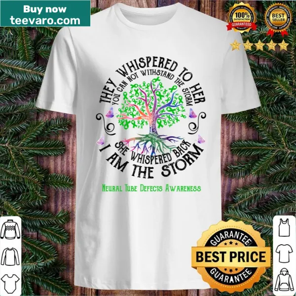 Empowering shirt for neural tube defects awareness with 'I Am The Storm'